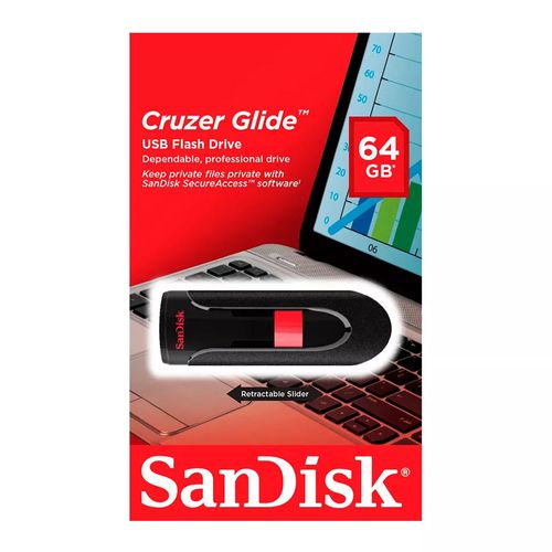 Memoria Sandisk Usb 64 Gb Glide Ng 3.0