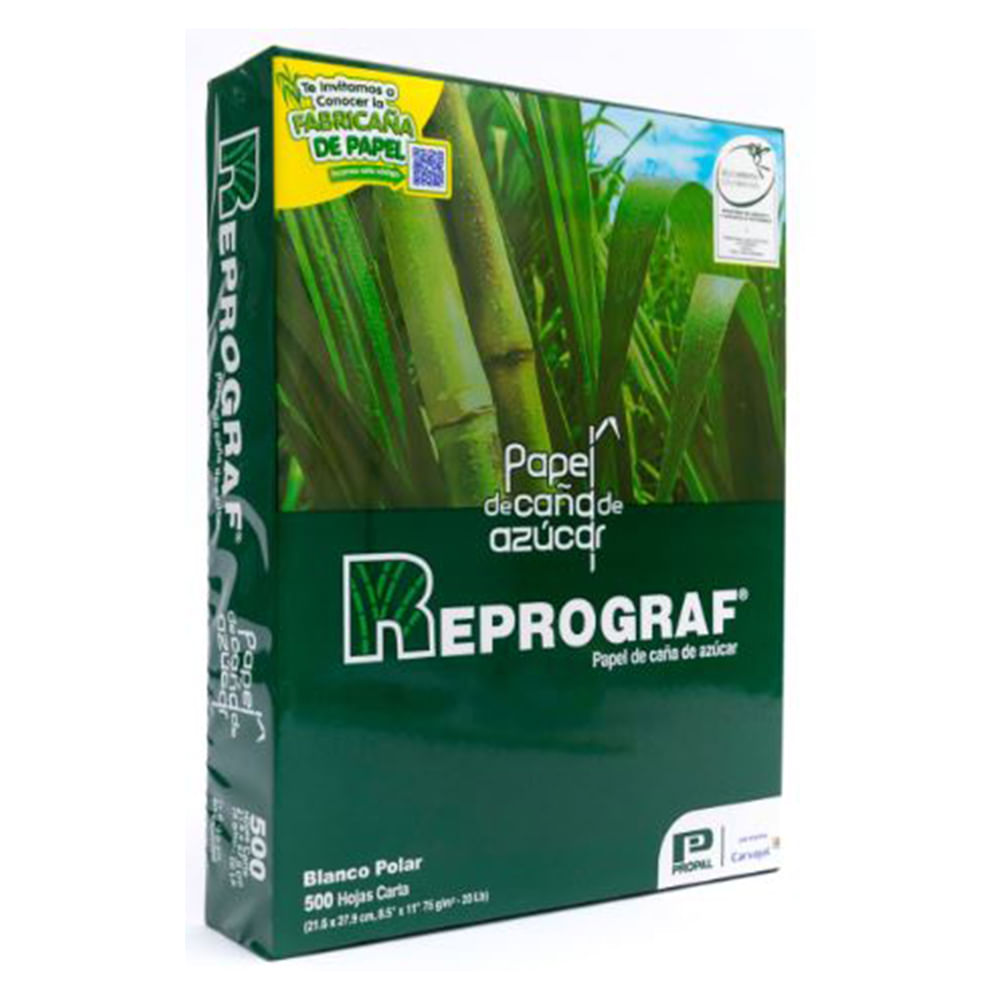 Papel Reprograf 75Grs Carta Resma 500 Hojas - teknopolis