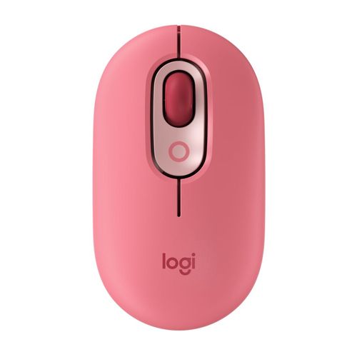 Mouse-Logitech-POP-Inalambrico-Bluetooth-Rosa-funcion-Emojis