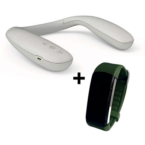 Combo-Parlante-Bluetooth-K-S10-Blanco---Banda-Inteligente-K-Bd10-verde-Kanguru