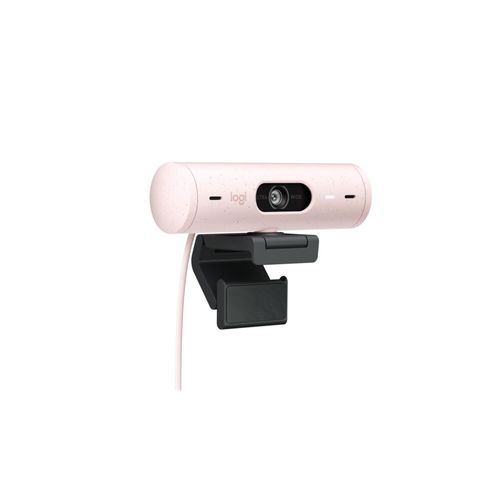 Camara-Web-logitech-Brio-500-Full-HD-USB-Tipo-C-Rosa