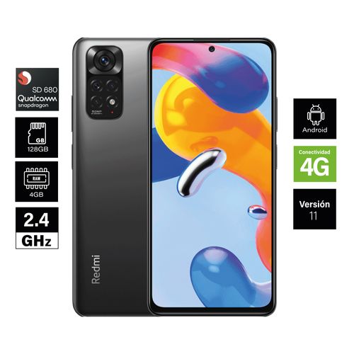 CelularXiaomiRedmiNote114GB128GBDualSimGris