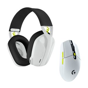 ComboGamingLogitechAudifonosDiademaG435MouseG305InalambricoBlanco