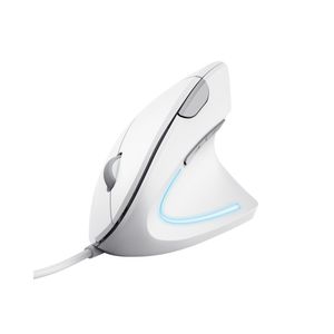 Mouse-Trust-Verto-Alambrico-Diseño-Vertical-Blanco