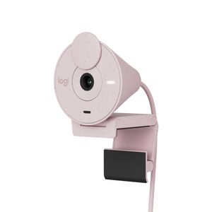 Camara-Web-Logitech-Brio-300-1080P-USB-Tipo-Usb-C-Rosa-1