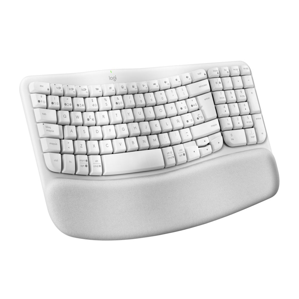 Teclado-Logitech-Wave-Ergonomico-Blanco-1